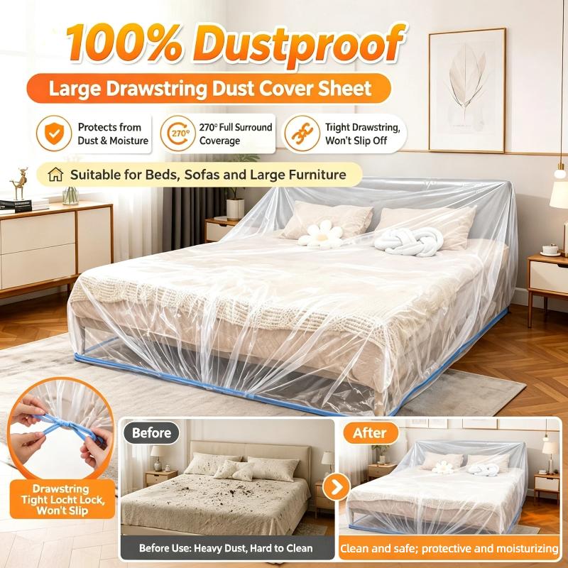 Waterproof Mattress Protector Breathable - غطاء واقي للمرتبة، يمكن التخلص منه،