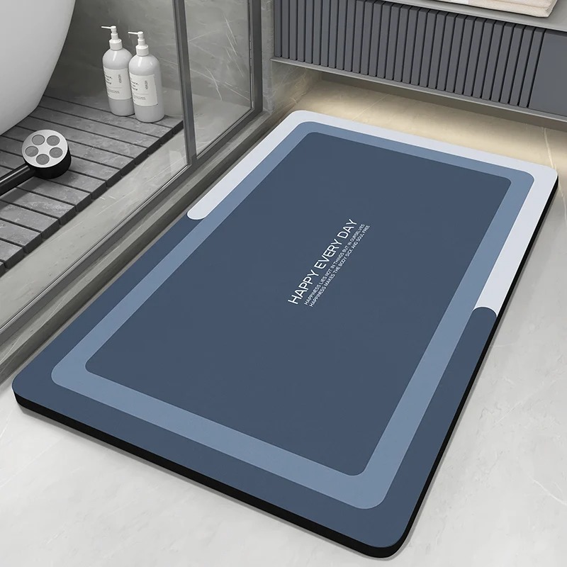 Quick Dry Diatomite Bath Mat - سجادة حمام من الدياتوميت، ماصة للماء