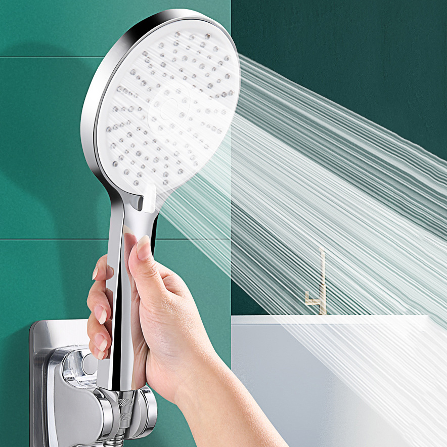 رأس دش أسود بخمسة أوضاع، قابل  - مراجعة High Pressure Shower Head Handheld وسعره
