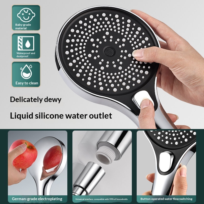 رأس دش يدوي عالي الضغط، 3 أوضا - مراجعة High Pressure Shower Head Handheld وسعره