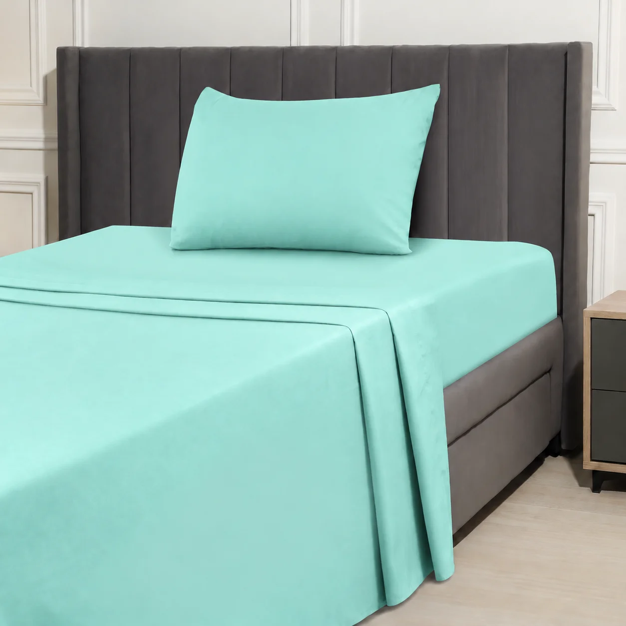 طقم ملاءات سرير، ملاءات قابلة  - مراجعة Fitted Bed Sheets Deep Pocket وسعره
