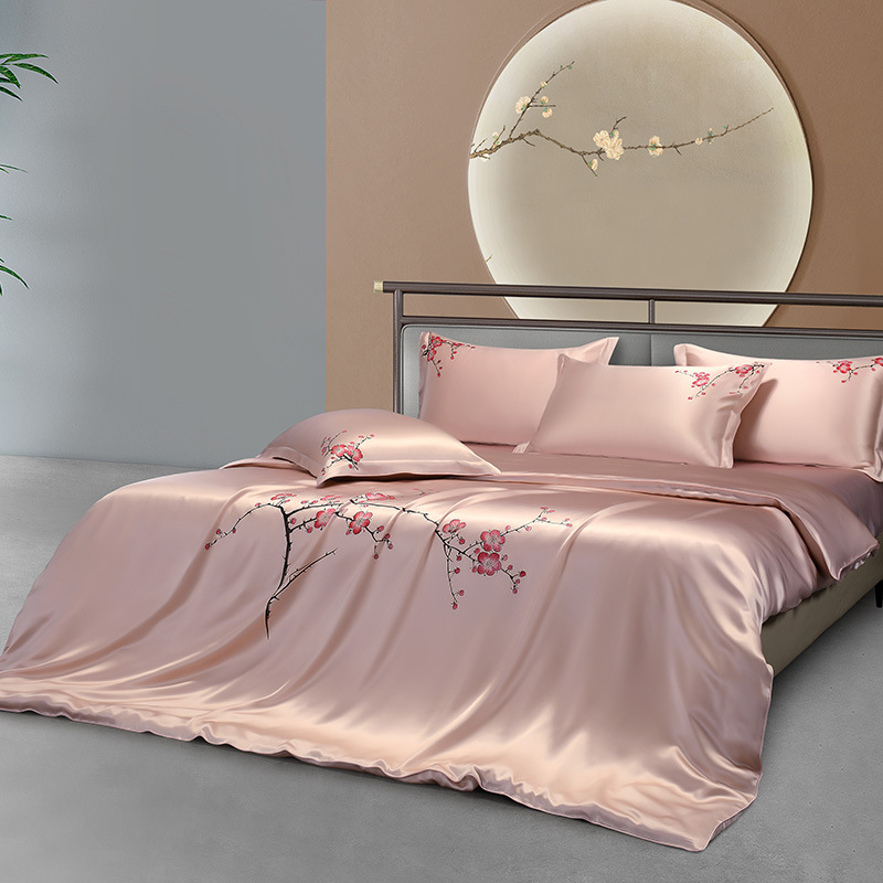 25 مللي متر التوت الحرير الزهو - مراجعة Aesthetic Floral Duvet Cover وسعره