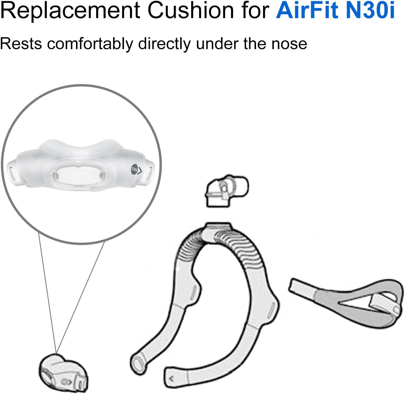 وسادة بديلة لوسادة الأنف Airfi - مراجعة Anti Snore Contour Pillow وسعره