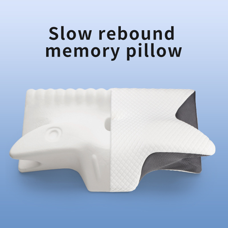 وسادة عنق مريحة مصنوعة من مادة - مراجعة Memory Foam Orthopedic Pillow Neck Pain وسعره