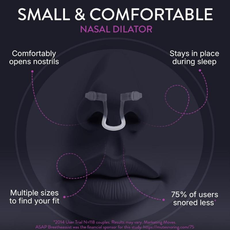 مشبك أنف سيليكون مضاد للشخير،  - مراجعة Anti Snore Contour Pillow وسعره